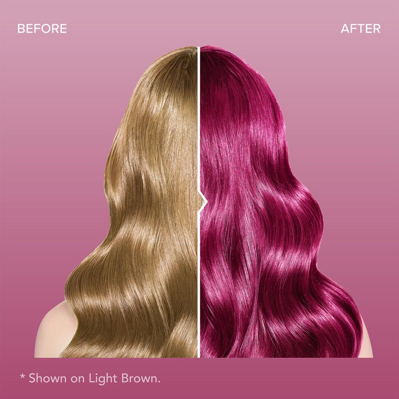Splat Midnight Magenta Semi Permanent Hair Dye Kit, 1 Application, Includes Deep Reconstructor Conditioner, Lasts 30 Washes, No Bleach Required, Vegan & Cruelty Free Hair Color - Image 5